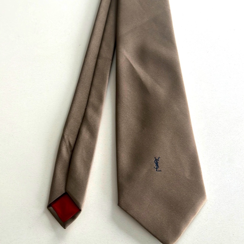 Vintage YSL Silk Tie